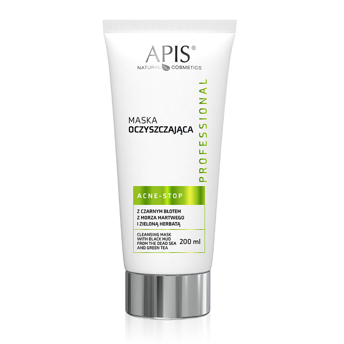 Apis aknea ehkäisevä puhdistusnaamio mustalla mudalla 200ml