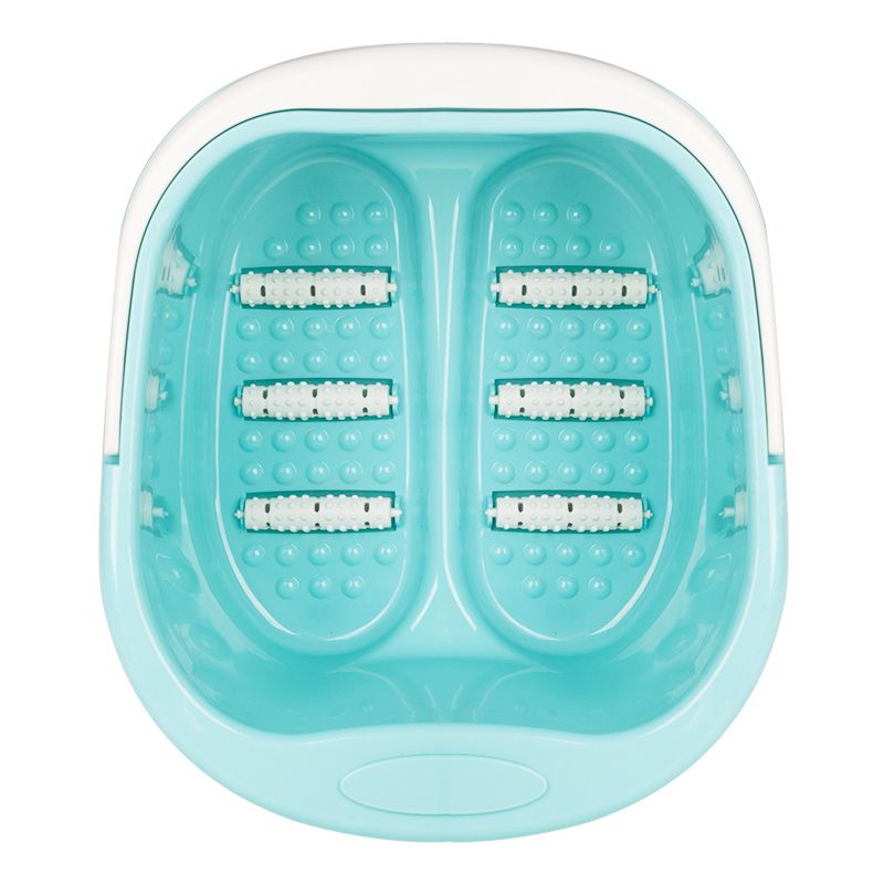 Pedicure bowl with blue lich rollers