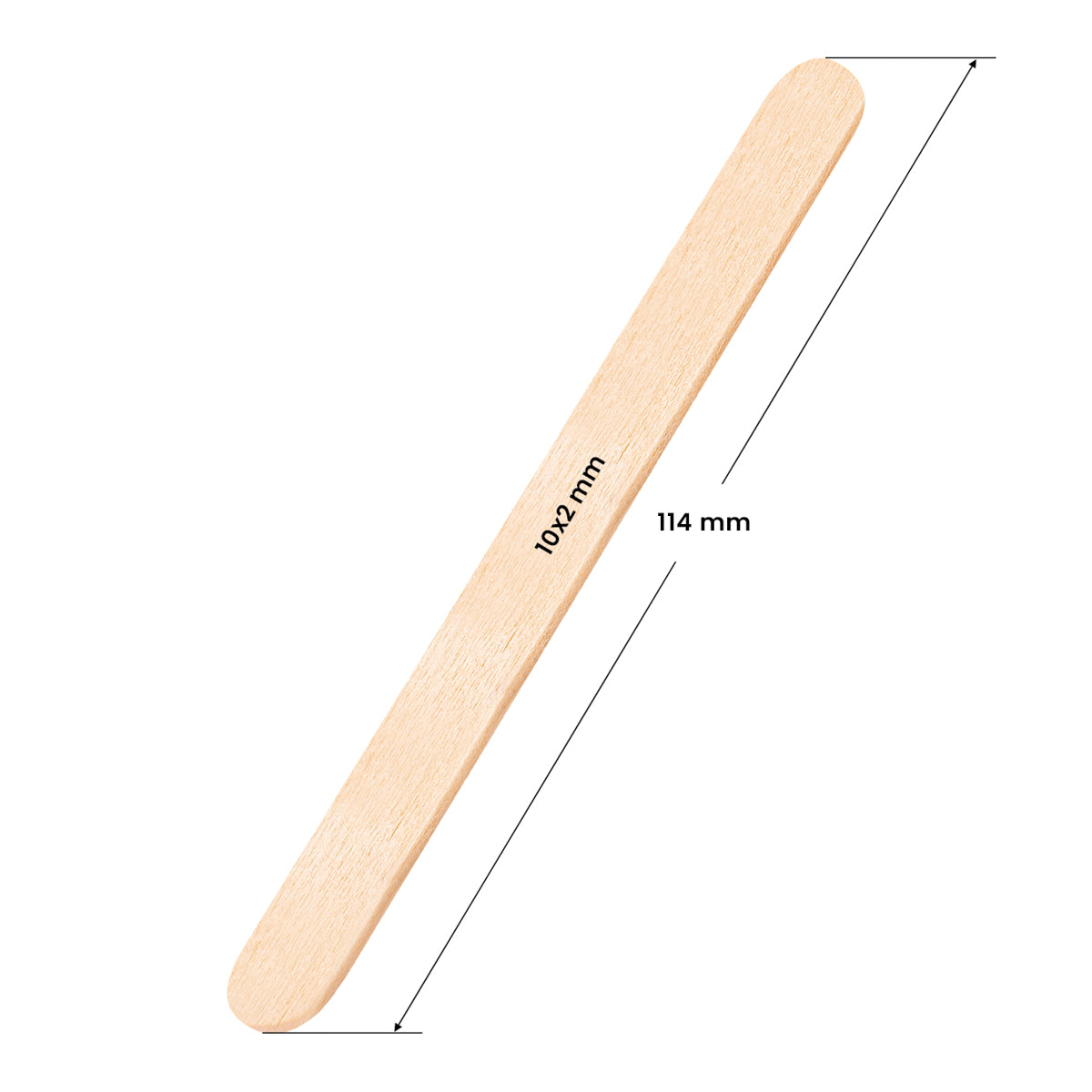 Puinen lasta keskikokoinen 114x10x2mm - 100 kpl