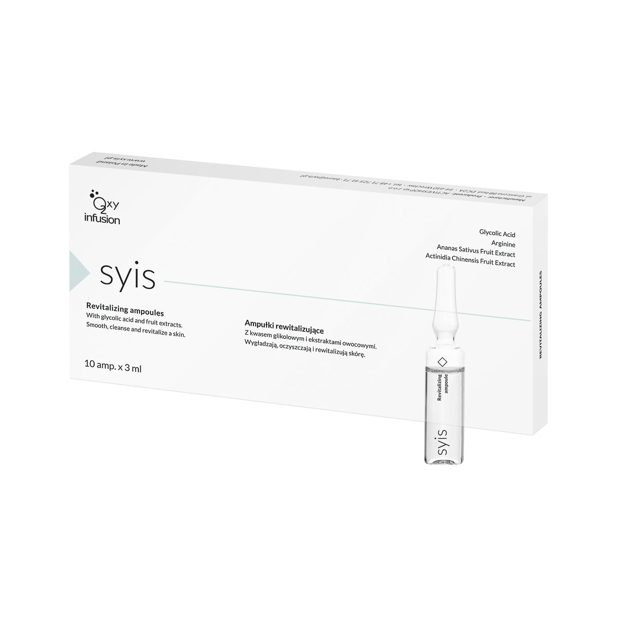 SYIS REVITALIZING AMPOULES 10X3 ML
