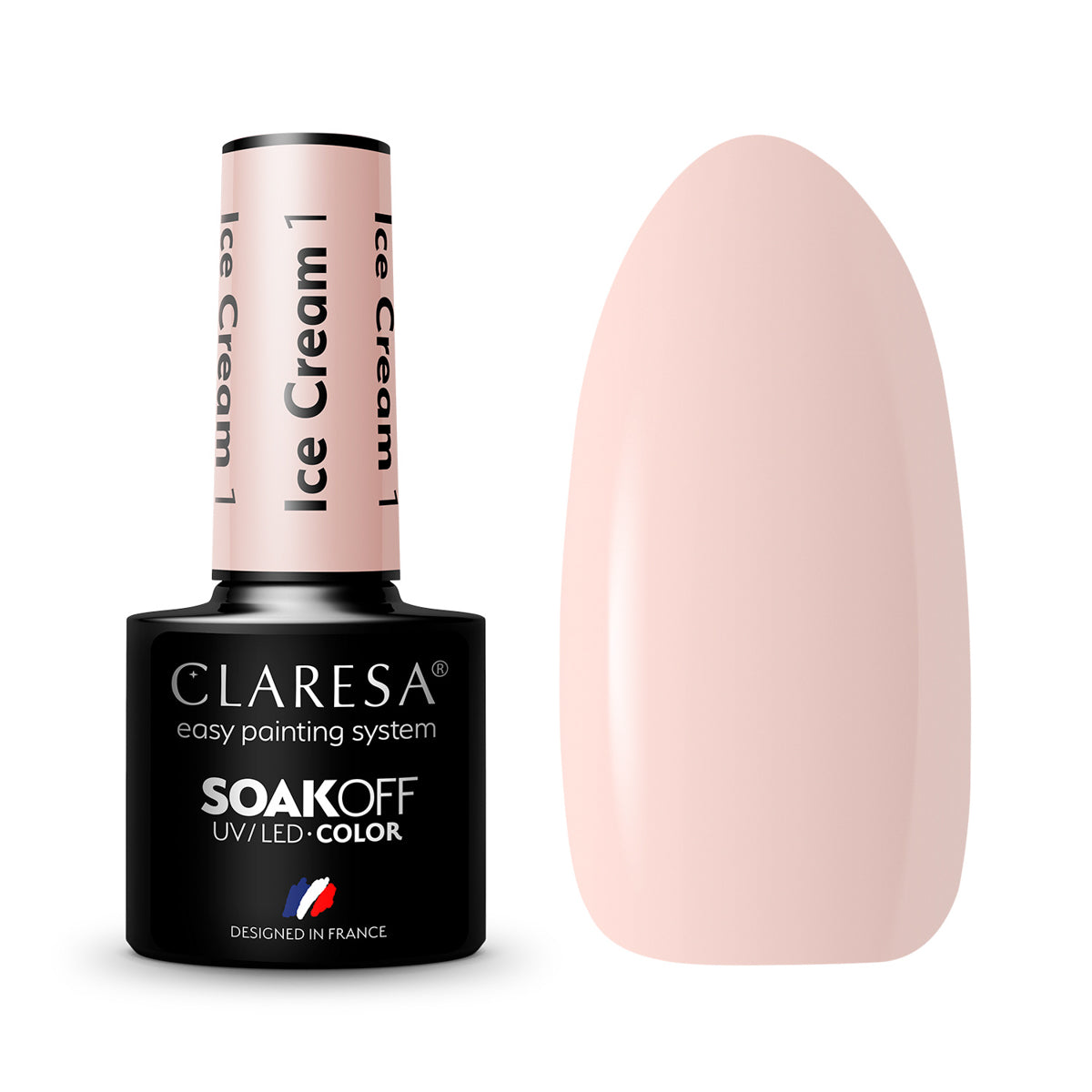 CLARESA hybrid polish Ice cream 1 -5g