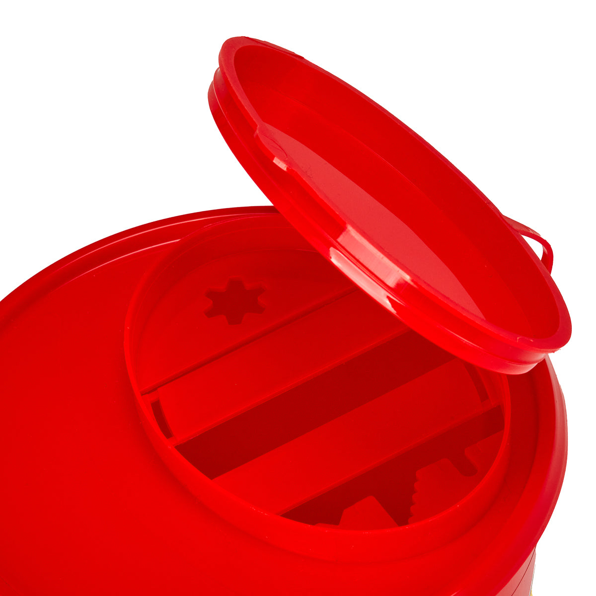 MEDICAL WASTE CONTAINER 2 L RED