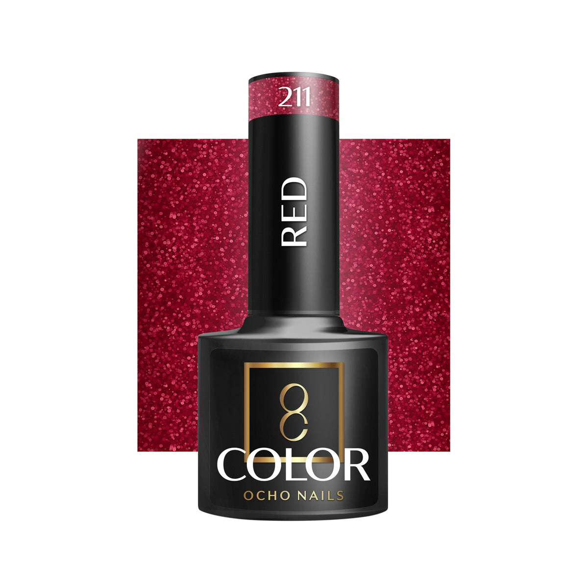 Ocho Nails hybridilakka punainen 211 -5 g