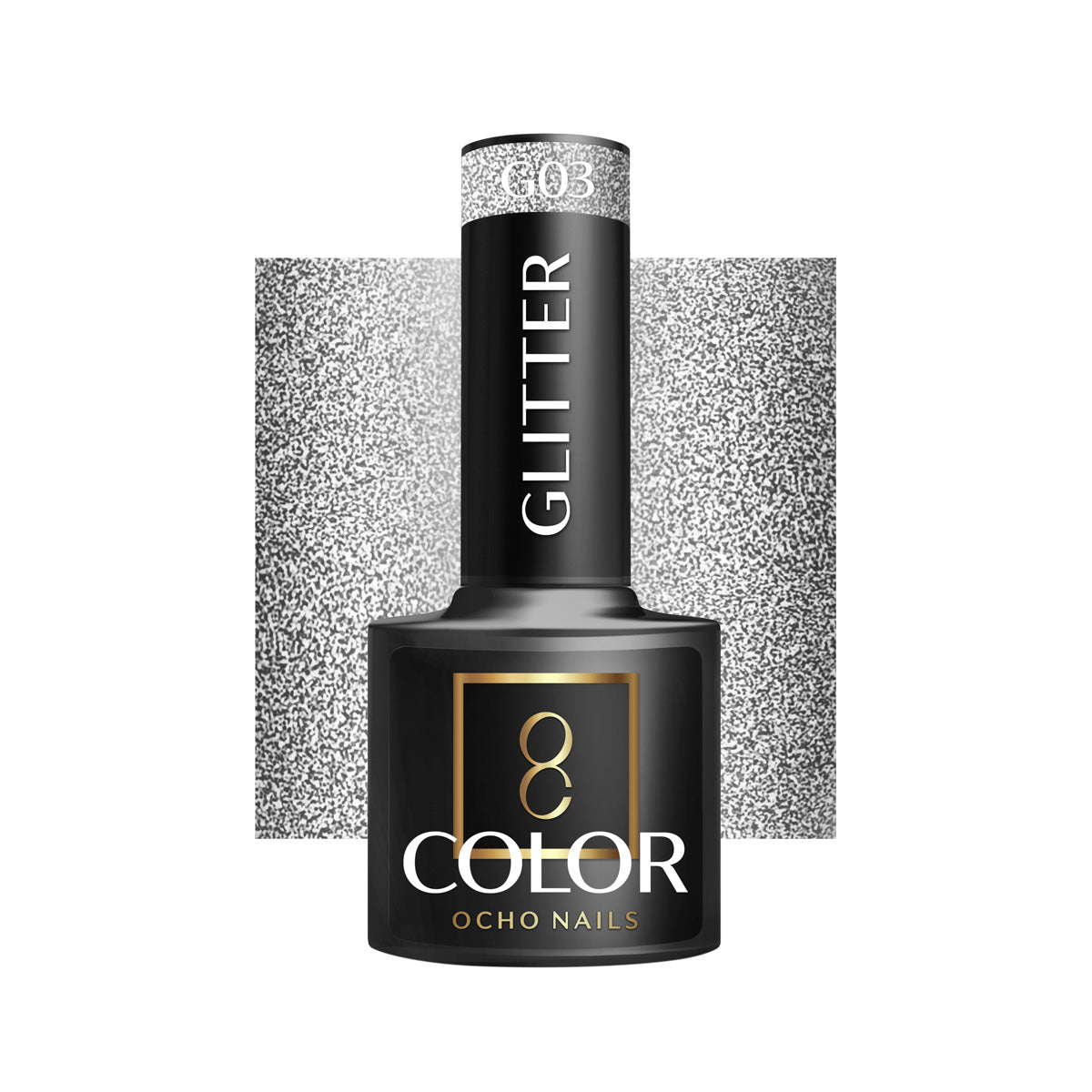 Ocho Nails hybridilakka glitter G03 -5 g