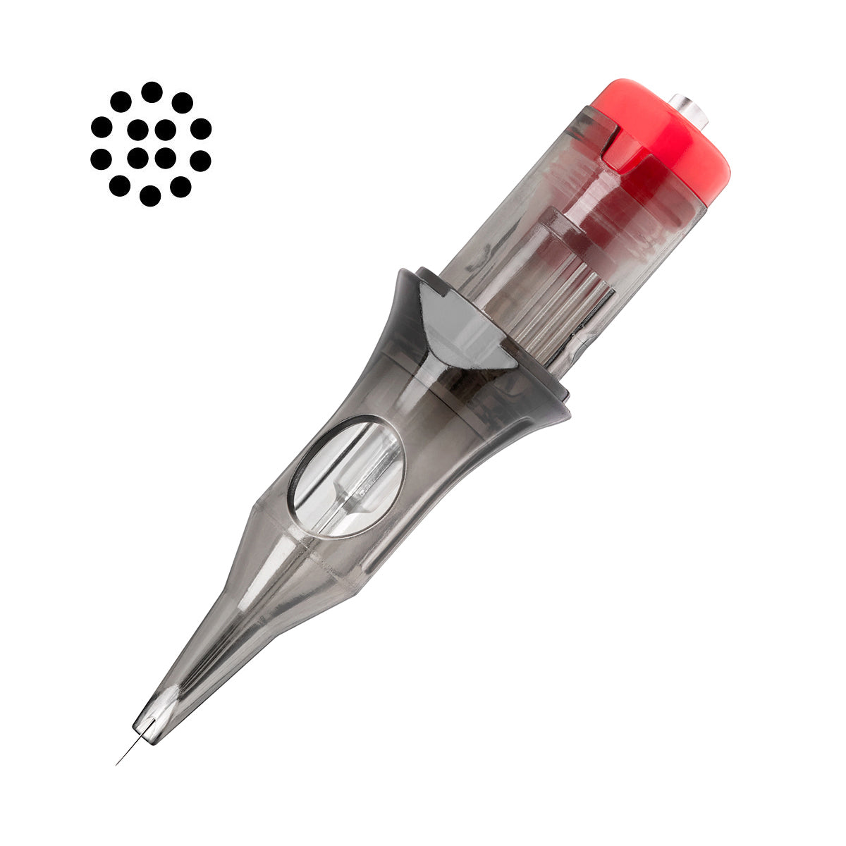 Tatuointineulapatruuna EL CARTEL V2 0.30 14RL pitkä kartio 10 kpl.