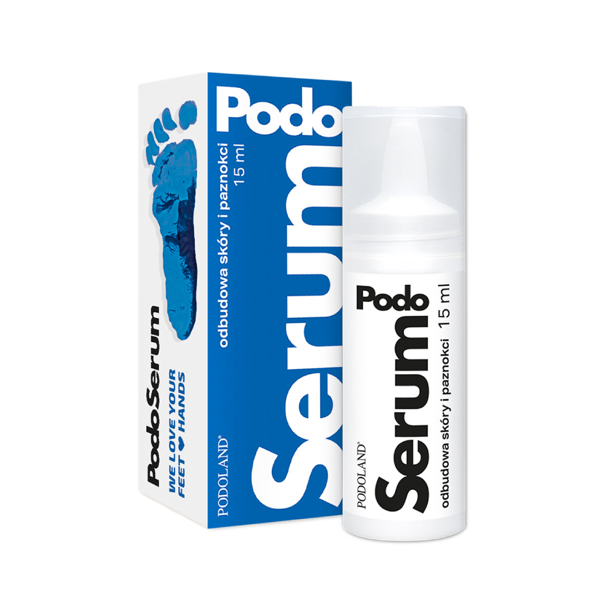 Podoland-valmiste PodoSerum ihon ja kynsien palauttaja 15ml