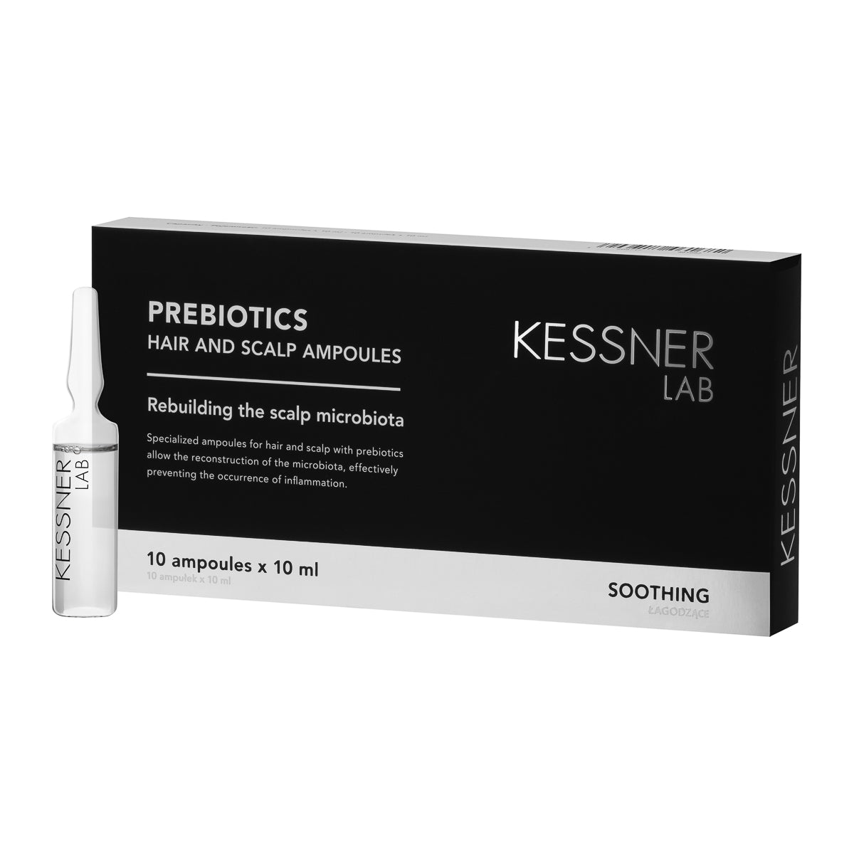 KESSNER LAB Prebioottiset ampullit päänahalle ja hiuksille 10 x 10 ml