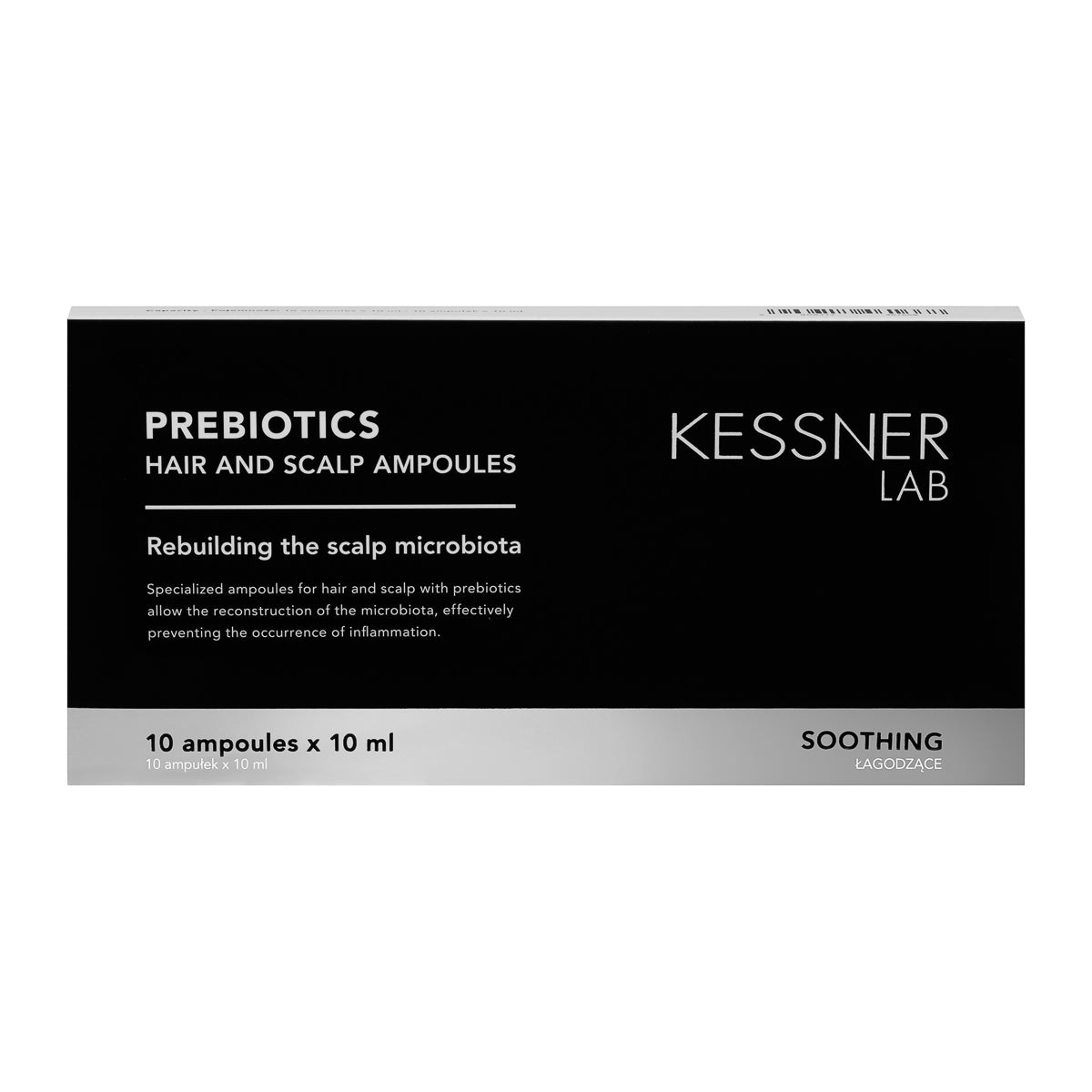 KESSNER LAB Prebioottiset ampullit päänahalle ja hiuksille 10 x 10 ml
