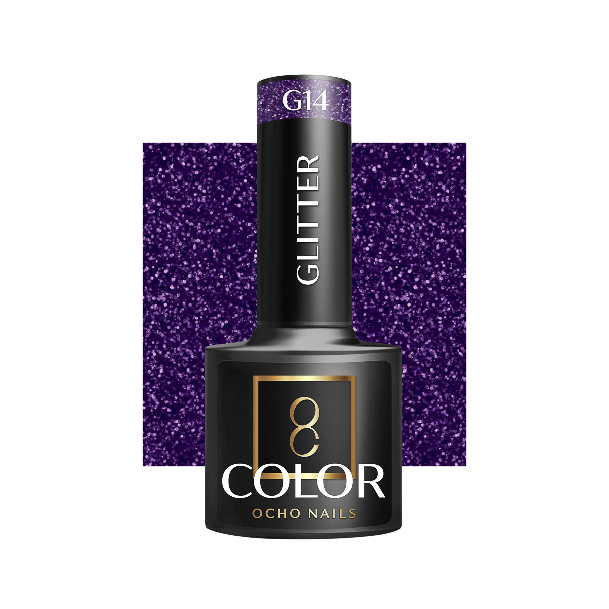 OCHO NAILS Hybridilakka Glitter G14 – 5 g
