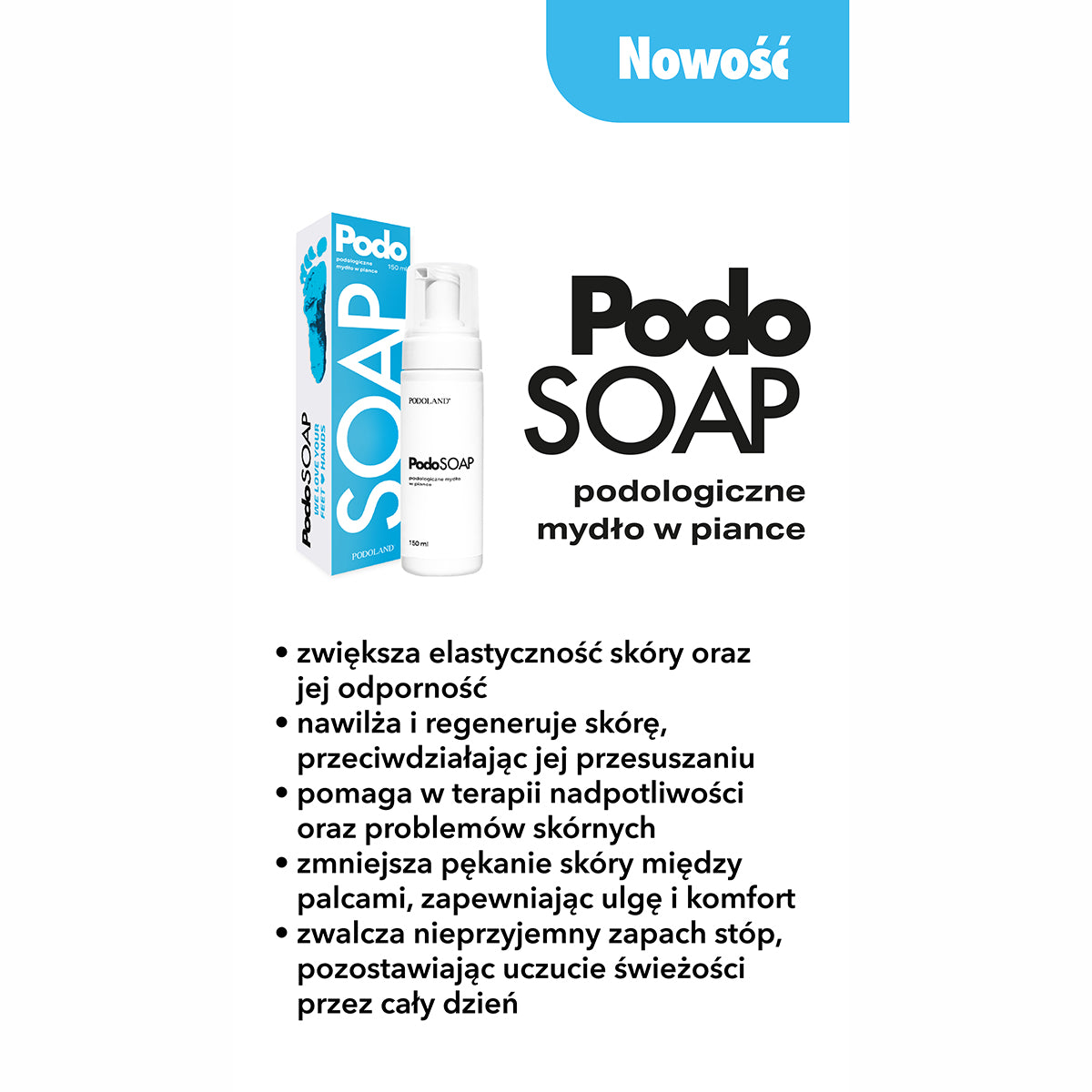 Podoland Podosoap podologinen vaahtosaippua 100 ml