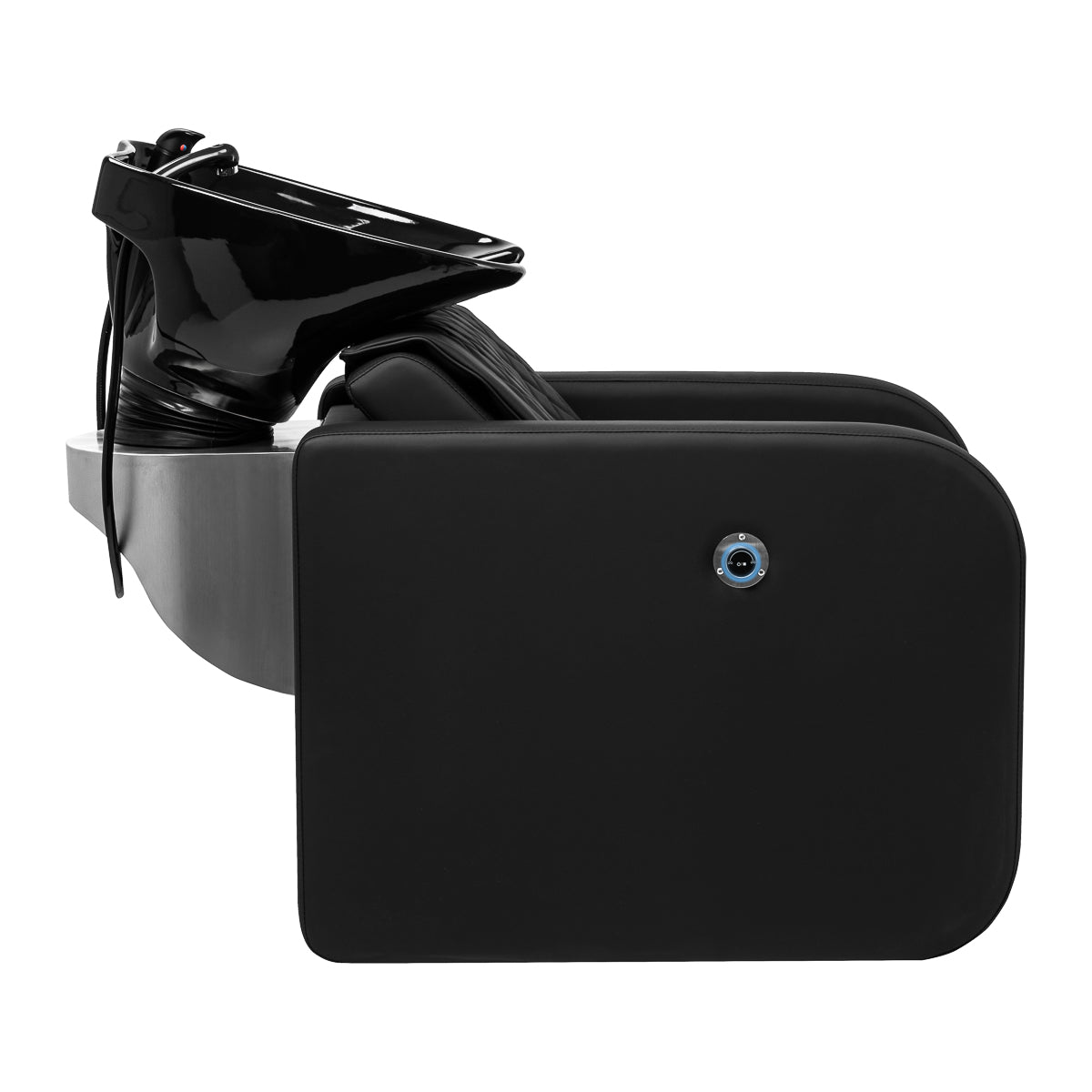 Gabbiano Sylvia – musta pesupaikka sähköisellä jalkatuella ja selkähieronnalla