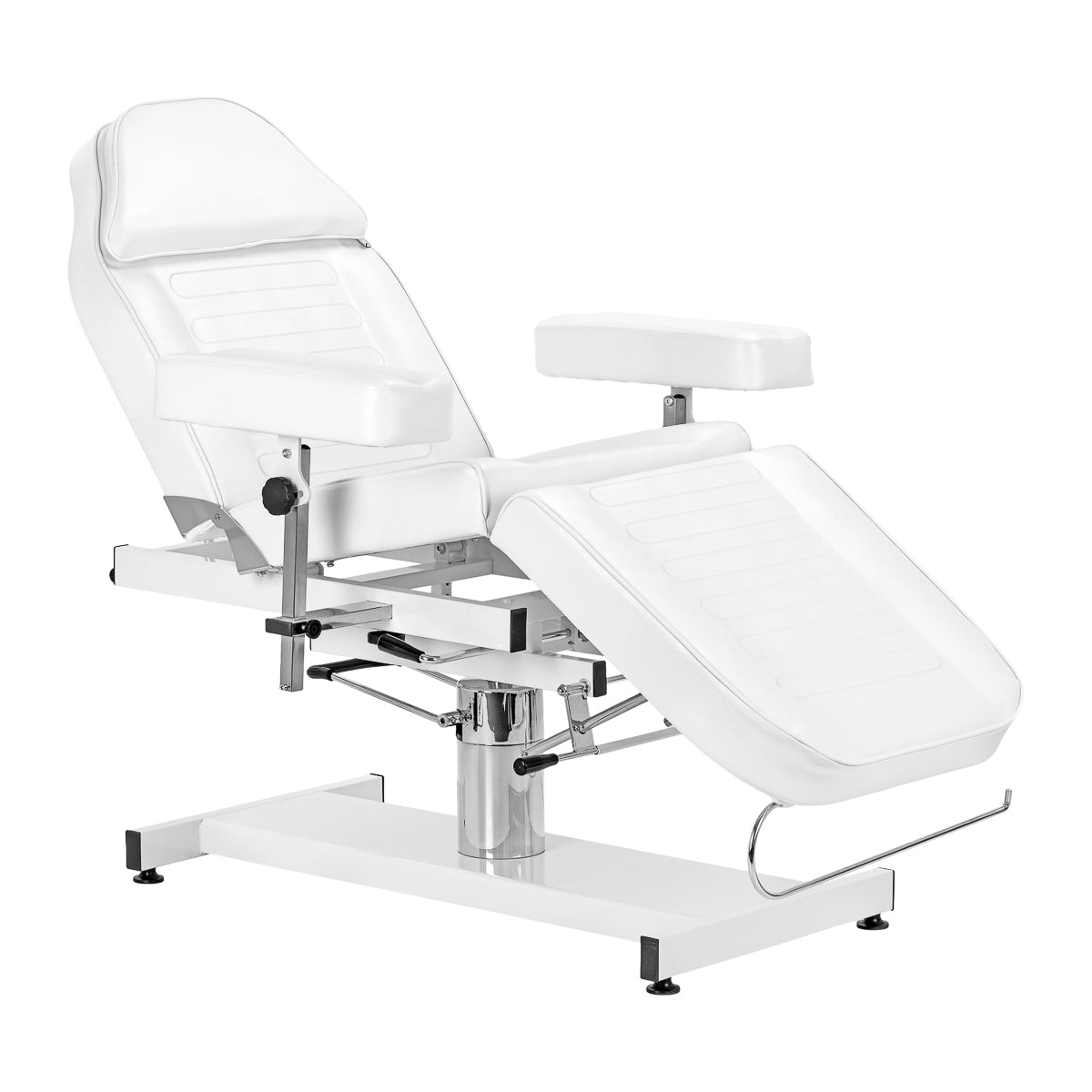 Cosmetic hydraulic chair Sillon A 210DH with cradle white