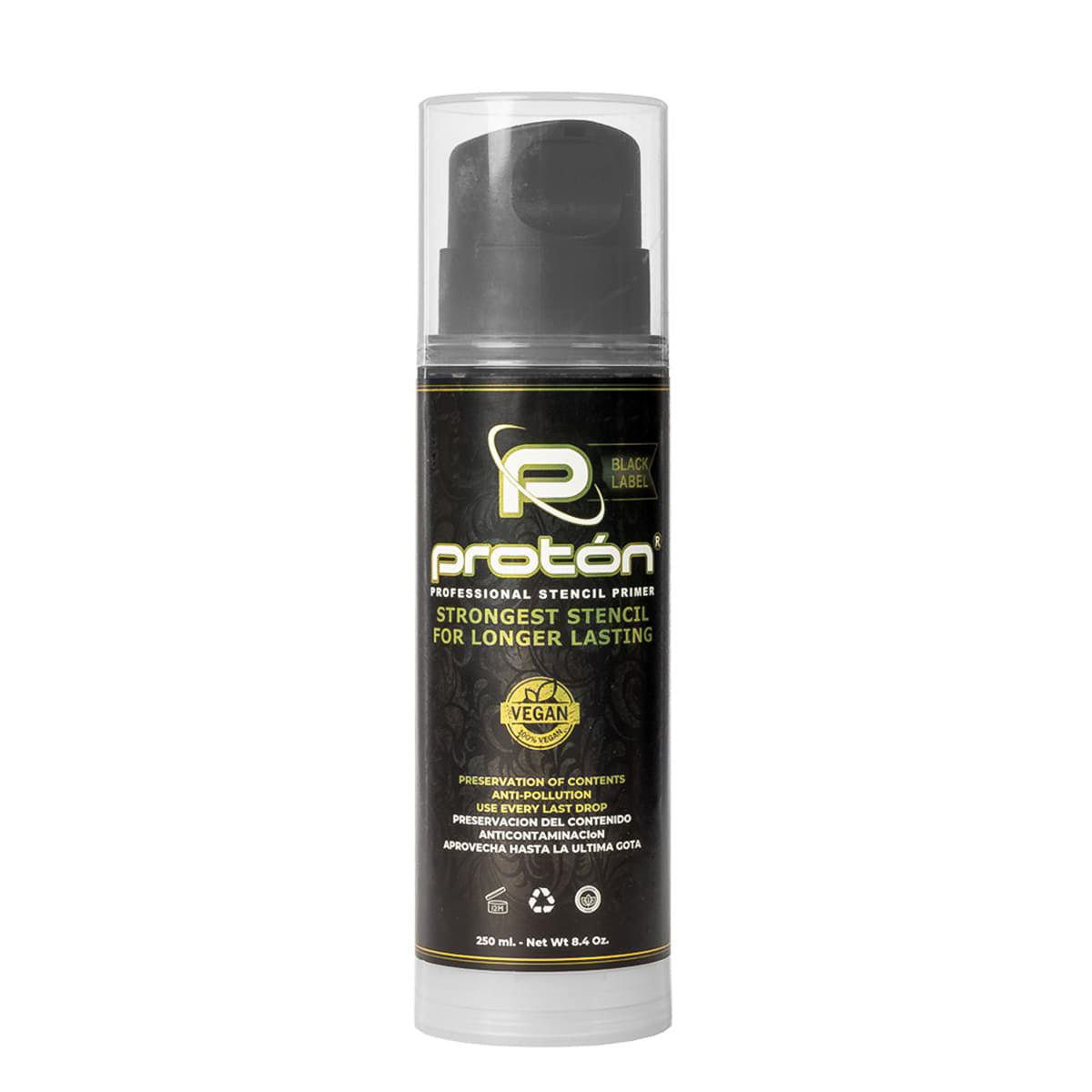 Musta Label – Proton ammattilainen Stencil Primer – AIRLESS SYSTEM – 250 ml