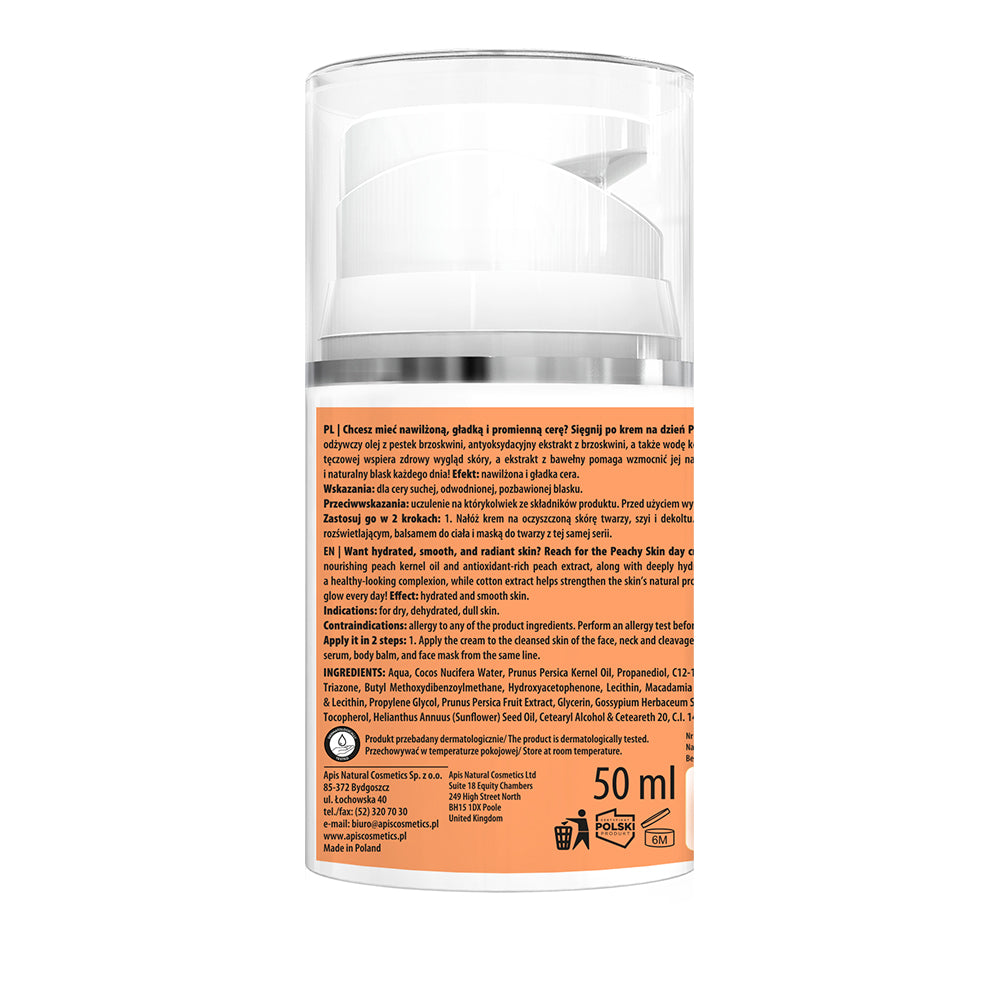 Apis PEACHY SKIN päivävoide SPF 20, 50 ml