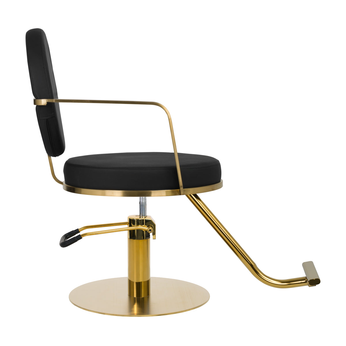 GABBIANO HAIRDRESSING CHAIR ARRAS BLACK GOLD