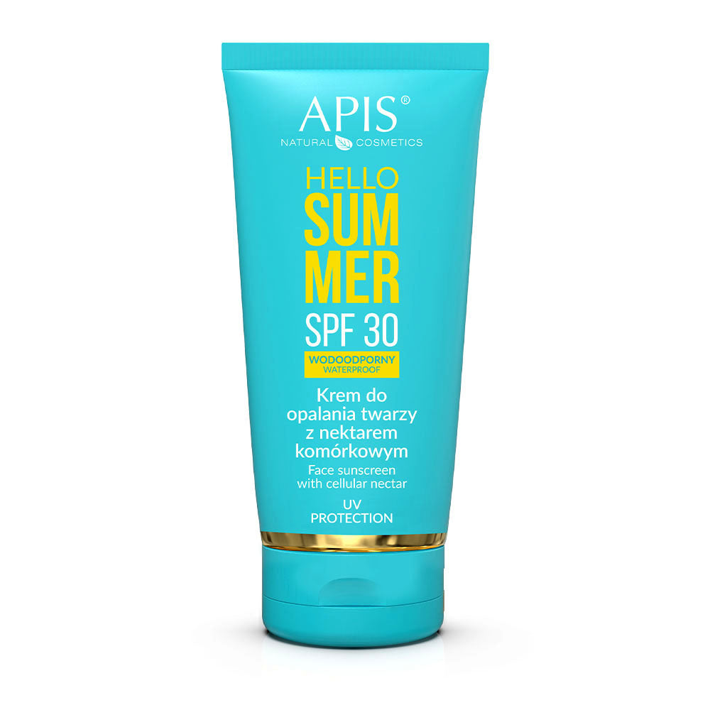 APIS Hello Summer SPF 30, aurinkosuojavoide kasvoille solunektarilla 50 ml