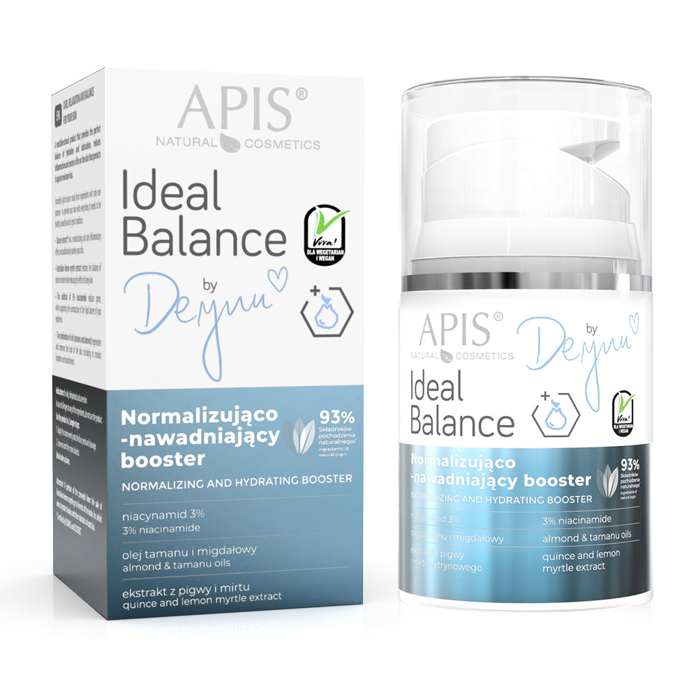 APIS Ideal Balance By Deynn, Normalisoiva ja kosteuttava tehostevoide 50 ml
